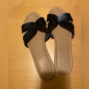 Black Strappy Sandals